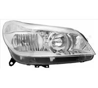 Faro Dx H1/H7 20-0623-05-2 TYC per CITROËN C5 I Break C5 II C5 II Break