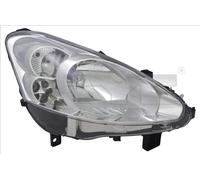 Faro Dx H4 20-14561-05-2 TYC per PEUGEOT PARTNER Cassone/Limousine spaziosa