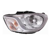 Depo Auto Parts Faro anteriore Proiettore H4 elettrico Hyundai i10 2011-2013 Parabola cromata Destro