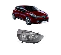 Faro DX per RENAULT Clio dal 2012 Con Motore Parabola NERA (Bordo Interno NERO)