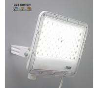 Faro esterno LED IP65 CCT da 3000K a 6500K faretto giardino 30W 100W 150W 200W [EEK: E]