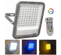 PROIETTORE FARO LED SMD MULTICOLE RGB + WHITE 25W DA ESTERNO CON TELECOMANDO