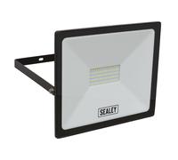 Faro Extra Sottile Con Supporto Da Muro 50W SMD LED 230V | LED113 Sealey Nuovo