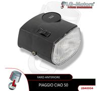 Faro fanale anteriore a 2 luci gruppo ottico Grigio Piaggio CIAO PX