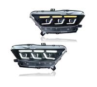 Faro Fanale Anteriore Auto Compatibile Con Ford Per Mustang 2015 2016 2017 Accessori Per Luci Auto Gruppo Ottico Anteriore DRL Indicatore Di Direzione Dinamico Lampada Abbagliante