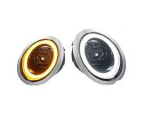 Faro Fanale Anteriore Auto Compatibile Con Mini Per Cooper Per R50 R52 R53 2001 2002 2003 2004 2005 2006 2007 DRL Ambra Indicatori Di Direzione Gruppo Fari Accessori(Chrome,Ordinary)