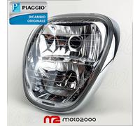 FARO FANALE ANTERIORE CORNICE CROMATA ORIGINALE BEVERLY RST 4T 4V IE EURO3 125
