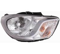 Depo Auto Parts Faro anteriore Proiettore H4 elettrico Hyundai i10 2011-2013 Parabola cromata Destro