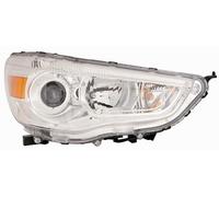 Depo Auto Parts Faro destro H11-HB3 pred. reg. elettr. parabola cromata per Mitsubishi ASX 2010>