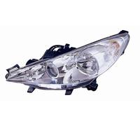 Faro proiettore H7-H7-H1 con fendi guida sx per Peugeot 207 2006 in poi