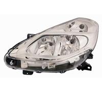 Faro Fanale Anteriore per Renault Clio 2009-2012 Parabola Cromata Sinistro