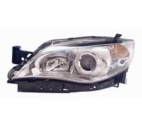 Faro Fanale Anteriore per Subaru Impreza 2007 Parabola Cromata Destro