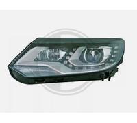 Faro fanale bixenon Sinistro TIGUAN 11-16 HELLA D3S+H7 con motorino con afs