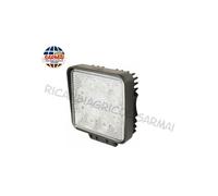 FARO FANALE DA LAVORO A LED 110x128MM 10-30V 24W 1440LM 8 LED RETTANGOLARE