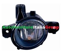 FARO FANALE FARETTO FENDINEBBIA ANTINEBBIA SINISTRO SX H11 CORNICE INTERNA NERA