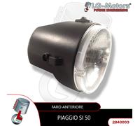 FARO FANALE GRUPPO OTTICO ANTERIORE NERO PIAGGIO SI PRIMA SERIE 50