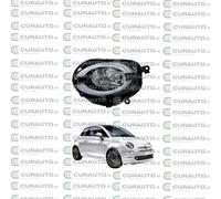 FARO FANALE LAT SINISTRO LUCE POSIZIONE ANTINEBBIA PER FIAT 500 DAL 2015 P/NERA