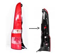 FARO FANALE POSTERIORE SX Cornice Nero per FIAT PANDA (169) 2003-