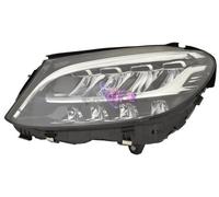 FARO FANALE PROIETT A LED PARAB. NERA SX PER MERCEDES CLASSE C W205 18>21 C/MOT.