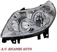 FARO FANALE PROIETTORE ANTERIORE DX DESTRO PEUGEOT BOXER DAL 2006 AL 2011 H7-H1