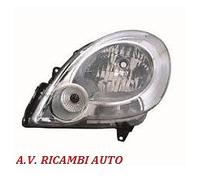 FARO FANALE PROIETTORE ANTERIORE DX DESTRO RENAULT KANGOO DAL 2008 AL 2012 H4