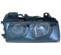 FARO FANALE PROIETTORE DX 2H1 PR REG EL PER BMW 3 E36 1990> VETRO LISCIO (ZKW)
