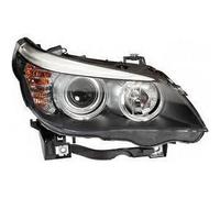 Faro Proiettore Anteriore Bmw Serie 5 E60 - E61 2003-2007 Destro Parabola Nera