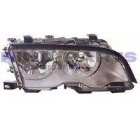 FARO FANALE PROIETTORE DX DESTRO 2H7 C/MOT.ELETT BMW SERIE 3 E46 98> PAR SILVER