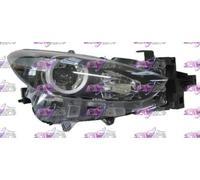 FARO FANALE PROIETTORE DX DESTRO H11-H15 PARAB NERA C/MOTORE EL MAZDA 3 17>18