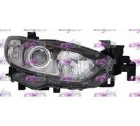 FARO FANALE PROIETTORE DX DESTRO H11-H15 PARAB NERA PRED REG ELETT MAZDA 6 12>
