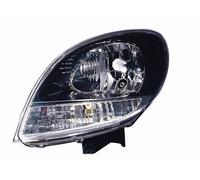 FARO FANALE PROIETTORE DX H4 FREC BIAN PRED REG ELET PER KANGOO 2003> PARAB NERA