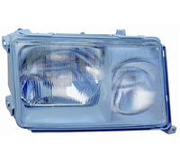 FARO FANALE PROIETTORE DX H4-H3 PRED REG PNEUM PER MERCEDES W124 1984>1989