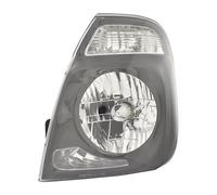 FARO FANALE PROIETTORE DX H4 PER KIA K 2700 DAL 2014 PARABOLA NERA C/MOTORE