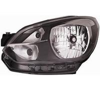 FARO FANALE PROIETTORE DX H4 PRE REG ELET PER VOLKSWAGEN UP 2012> PARABOLA NERA