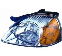 Proiettore H4 Elettrico Senza Motore Per KIA RIO Lato Dx 2003/02-2005/09 DESTRO