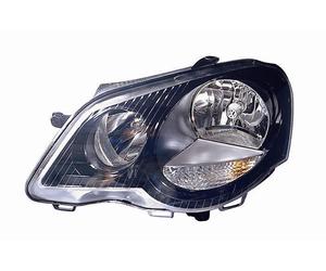 FARO FANALE PROIETTORE DX H7-H1 C/MOTORE PER POLO 2005>2009 VERS SPORT PAR NERA