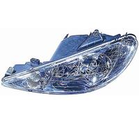 FARO FANALE PROIETTORE DX H7-H7 2 PARAB PRED REG ELETT PER PEUGEOT 206 1998>2009
