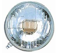 FARO FANALE PROIETTORE DX/SX CROMATO ASIMMETRICO SENZA LUCE DI E SENZA CORNICE F