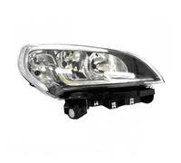 FARO fanale proiettore FIAT DOBLO' 2015 C/MOTORE CORNICE SUPERIORE CROMATA DX