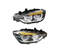 Faro Fanale Proiettore Per BMW Serie 3 F30 2015 2016 2017 2018 Full LED Completo Plug & Play Parti Modificate Faro Anteriore Auto Mezza Assemblea Faro Principale ( Misurare : 1pcs left headlight )