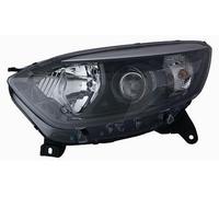 Faro Fanale Anteriore per Renault Captur 2013-2017 Parabola Nera Sinistro