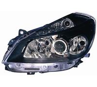 Depo Auto Parts - Faro anteriore sinistro Renault Clio 2005-2009 con lenticolare parabola nera