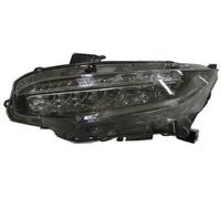 FARO FANALE PROIETTORE SX A LED C/MOTOR ELETT PER HONDA CIVIC 2017> PARAB NERA