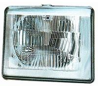 Faro proiettore R2 asimmetrico guida sx per Fiat 127 1981-1983