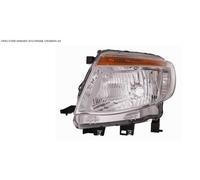 FARO FANALE PROIETTORE SX H4 PER FORD RANGER 2012>2016 PARABOLA CROMATA