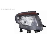 FARO FANALE PROIETTORE SX H4 PER FORD RANGER 2012>2016 PARABOLA NERA