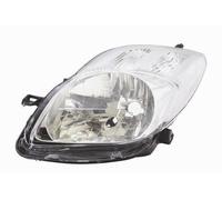 Faro Fanale Anteriore per Toyota Yaris 2009-2011 Parabola Cromata Sinistro