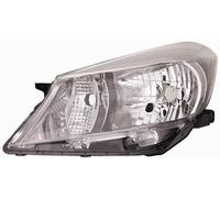 FARO FANALE PROIETTORE SX H4,PY21W,W5W MOD. KYOTO CROMATA TOYOTA YARIS III (P13)