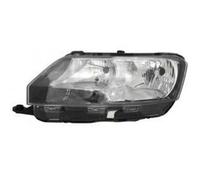 Proiettore faro H7 H15 PY21W W5W parabola nera sx per Skoda Rapid 2013-2019