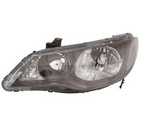 FARO FANALE PROIETTORE SX HB3 HONDA CIVIC 2009 4P HYBRID PARABOLA+CORNICE NERA